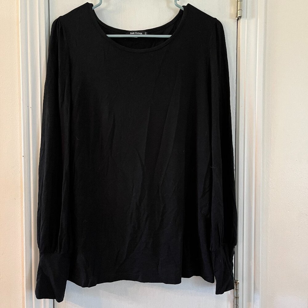 Pink Clover Long Sleeve Top
